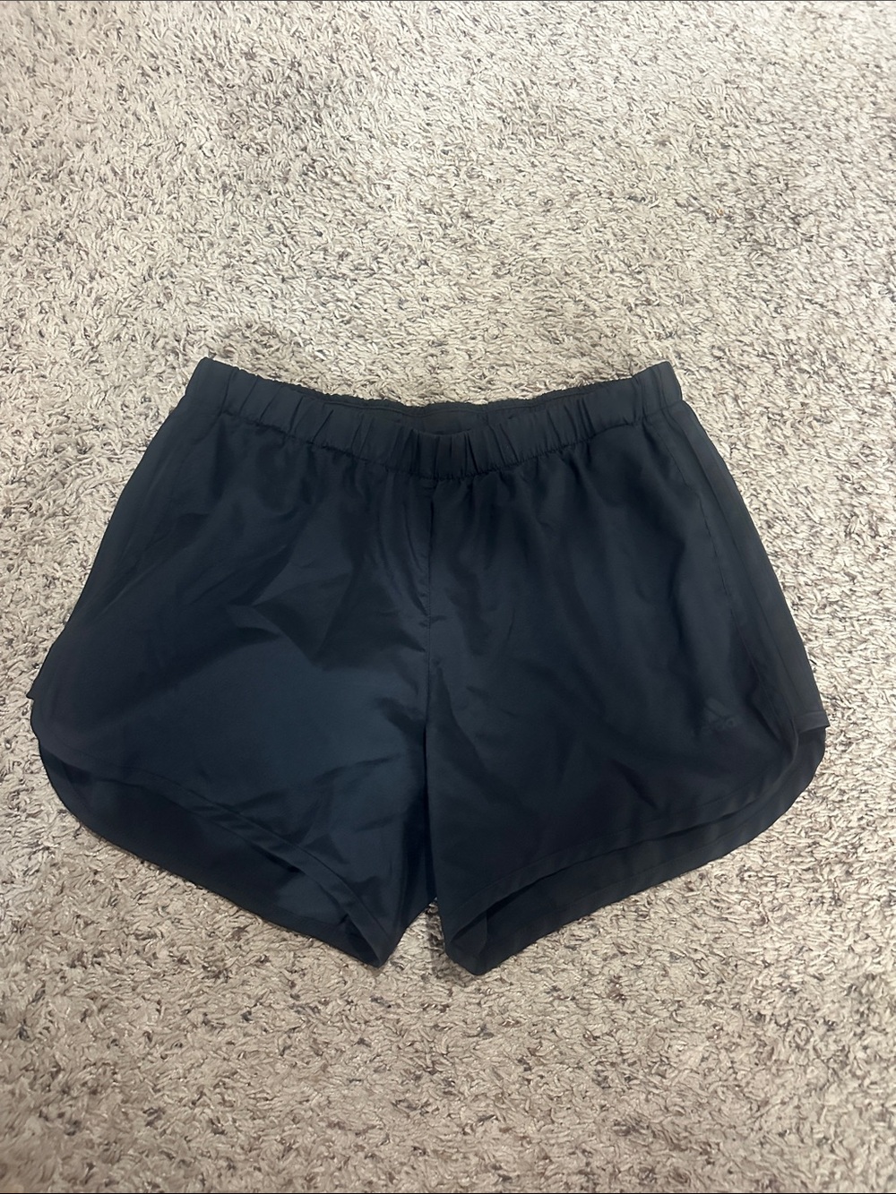 Adidas Women's Black Athletic Running Shorts